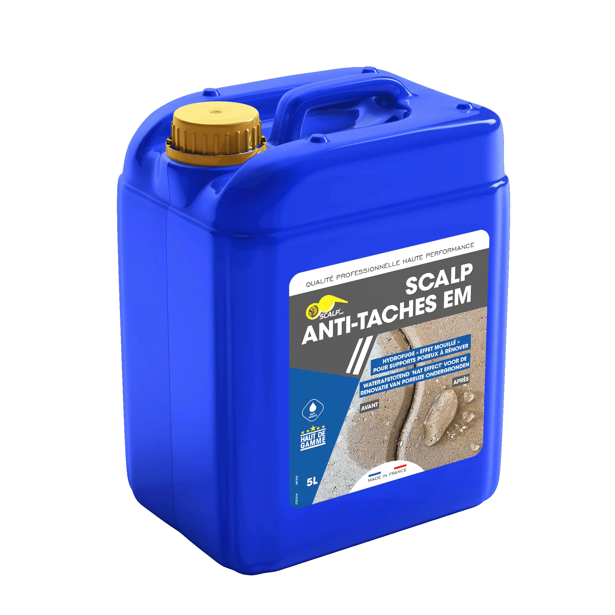 anti taches em Wet look water & oil repellent