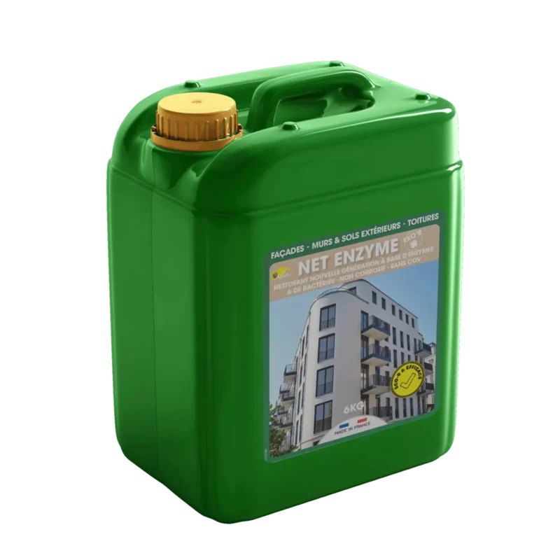 Enzymatic cleaner for facades