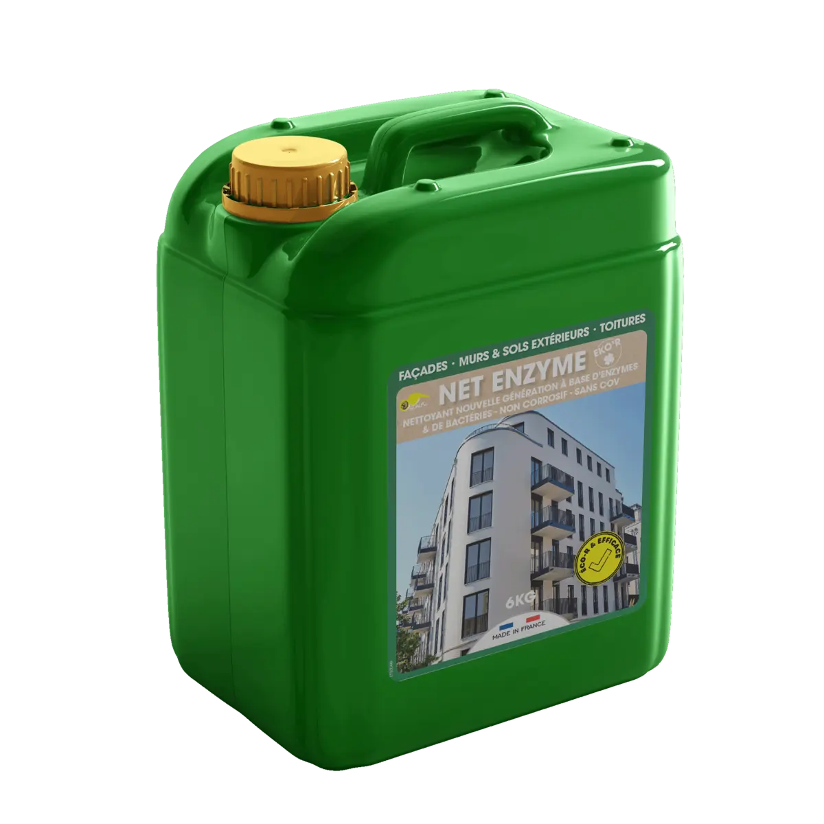 Enzymatic cleaner for facades