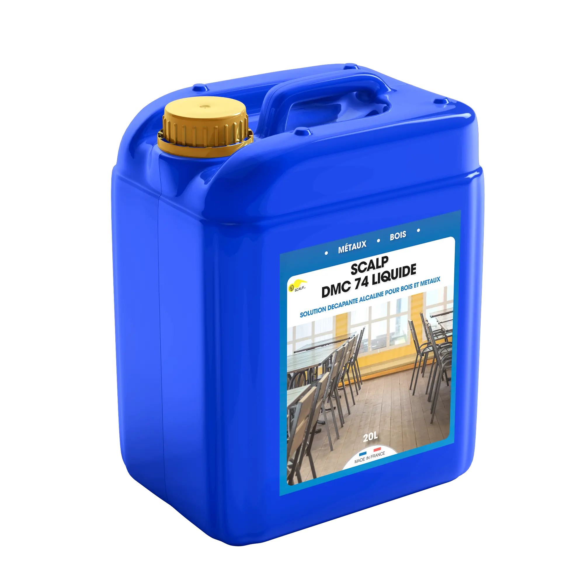 SCALP DMC 74 LIQUIDE_ Alkaline Stripper for Cold Immersion & Paint Removal