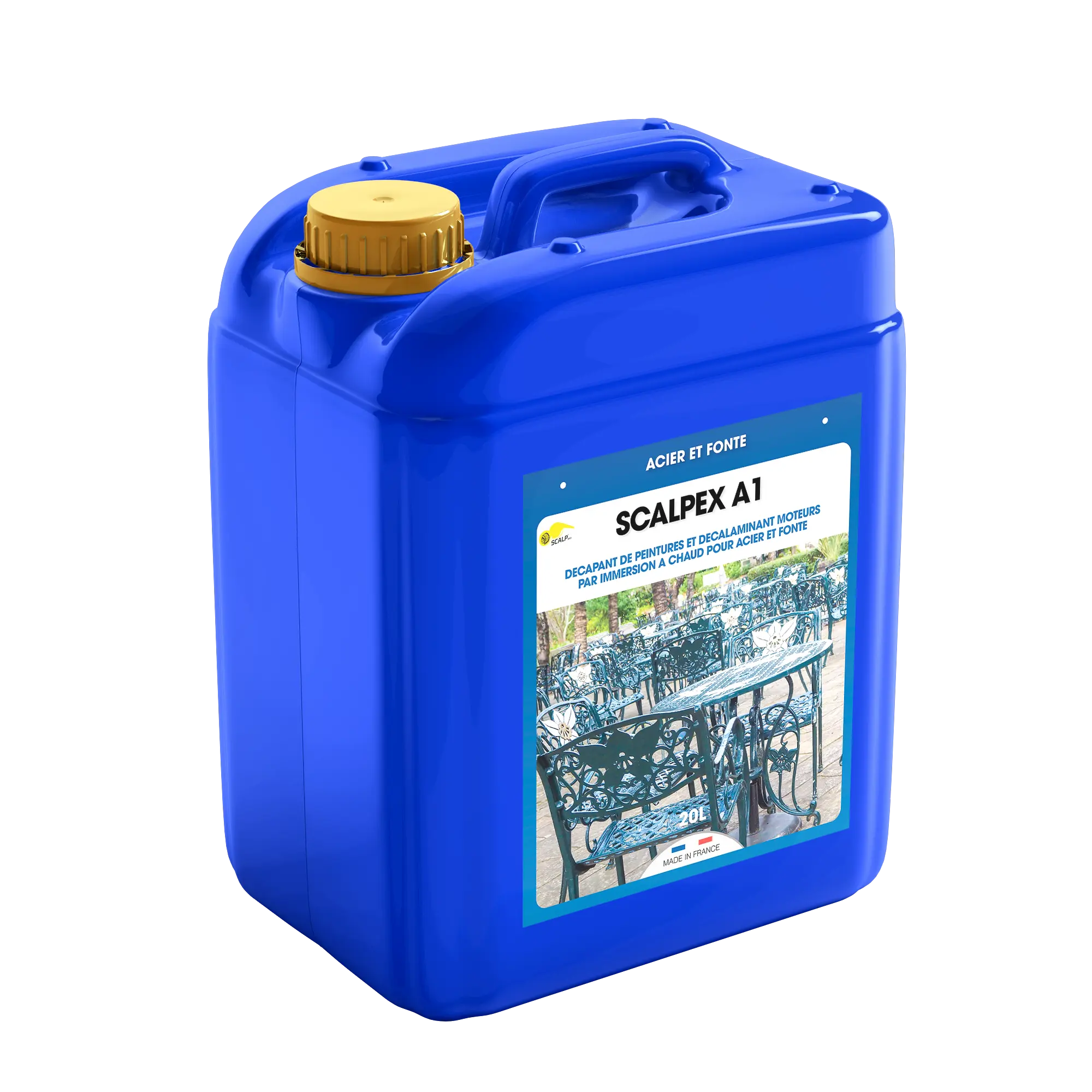 SCALPEX A1 Hot-Bath Stripper & Descaler for Steel & Cast Iron Components