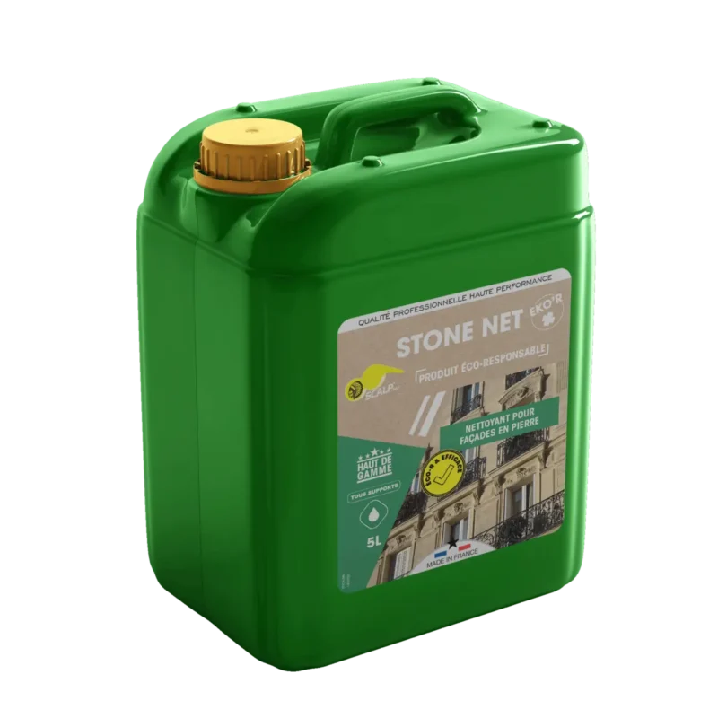Eco-friendly stone cleaner for facades