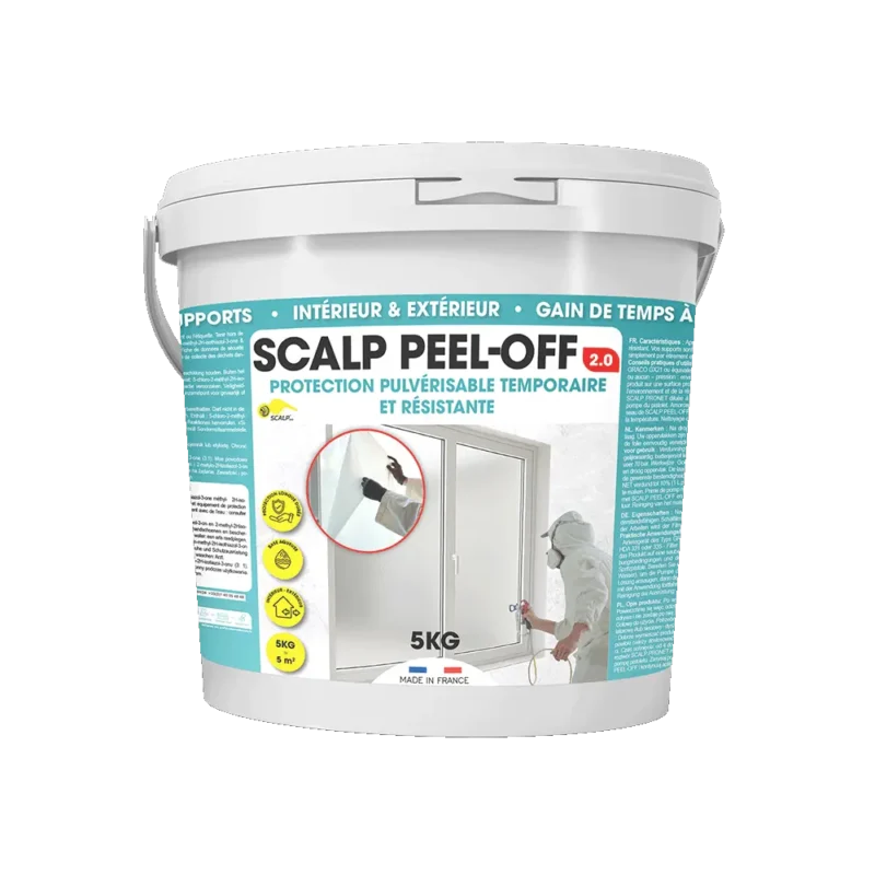 Professional peelable temporary protective film