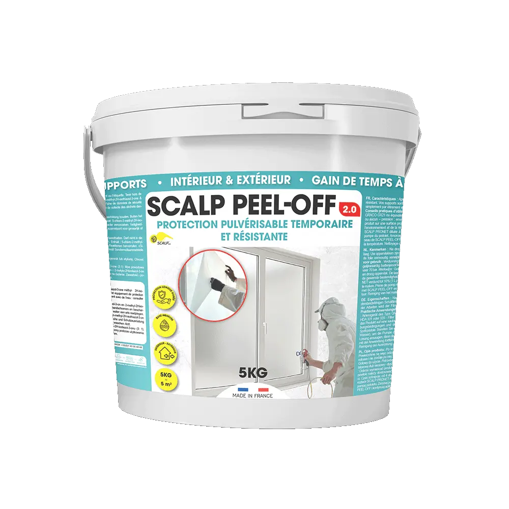 Professional peelable temporary protective film