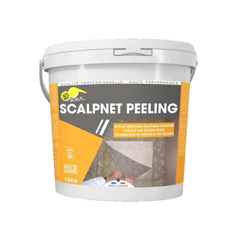 Peel-Off paste for sensitive surface cleaning
