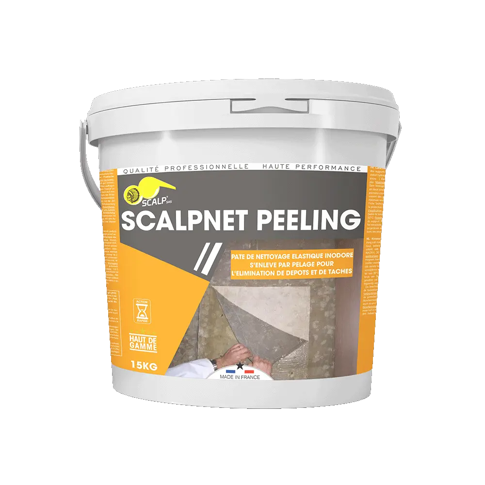 Peel-Off paste for sensitive surface cleaning