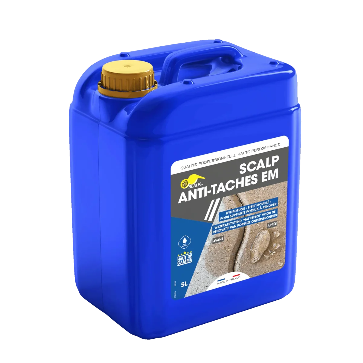 Water repellent wet look