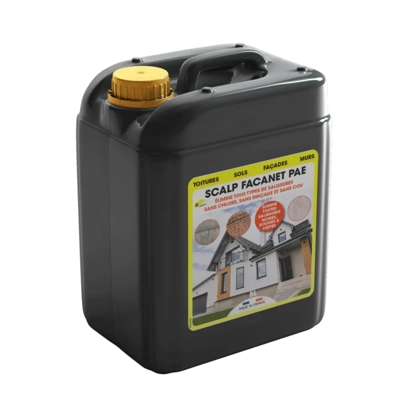 No-rinse facade cleaner