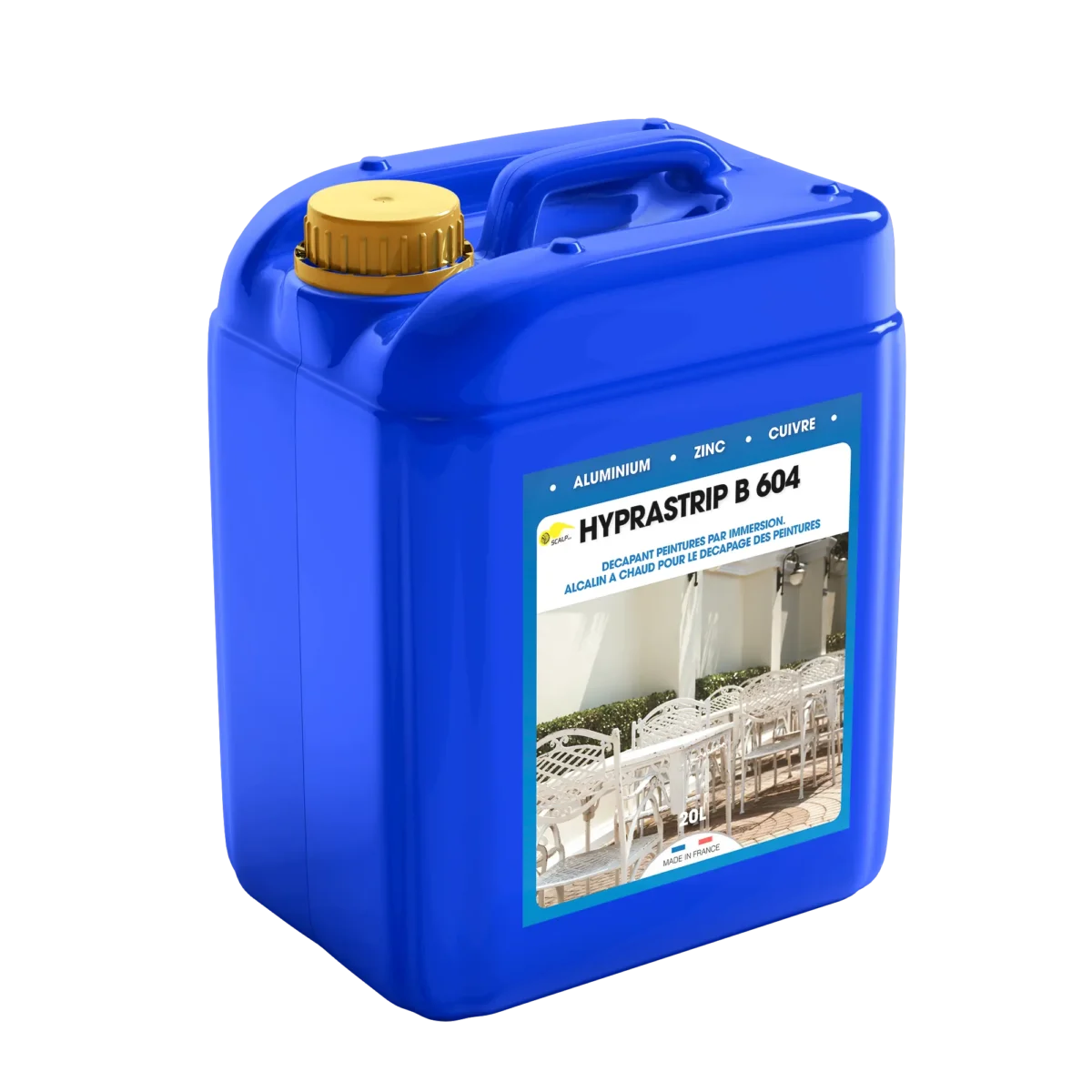 Hot alkaline dip stripper