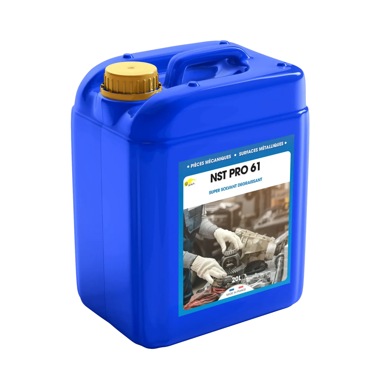 Degreasing cleaner for mechanical parts