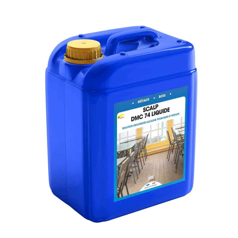 Alkaline stripper for wood and metals