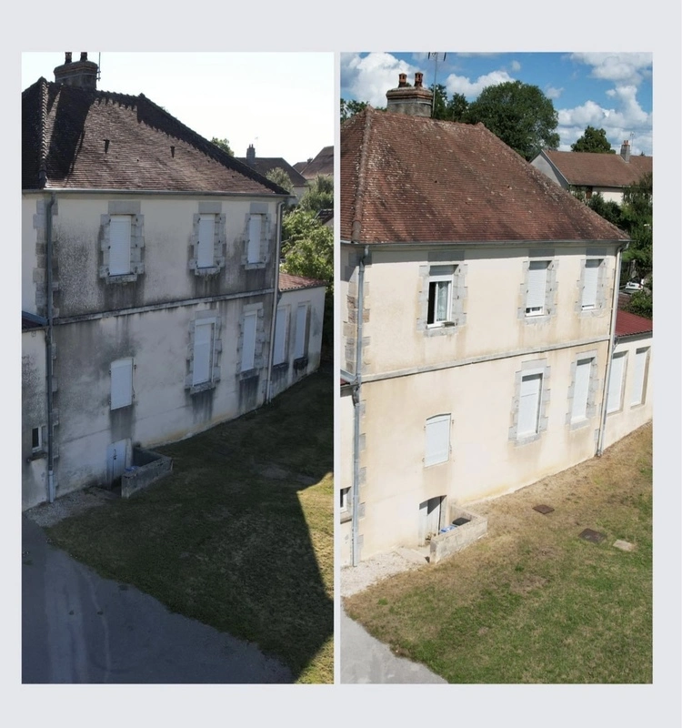 No-rinse facade cleaner