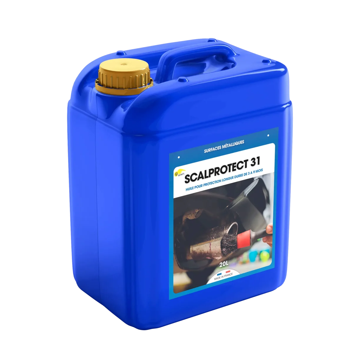 Protective oil for metal surfaces