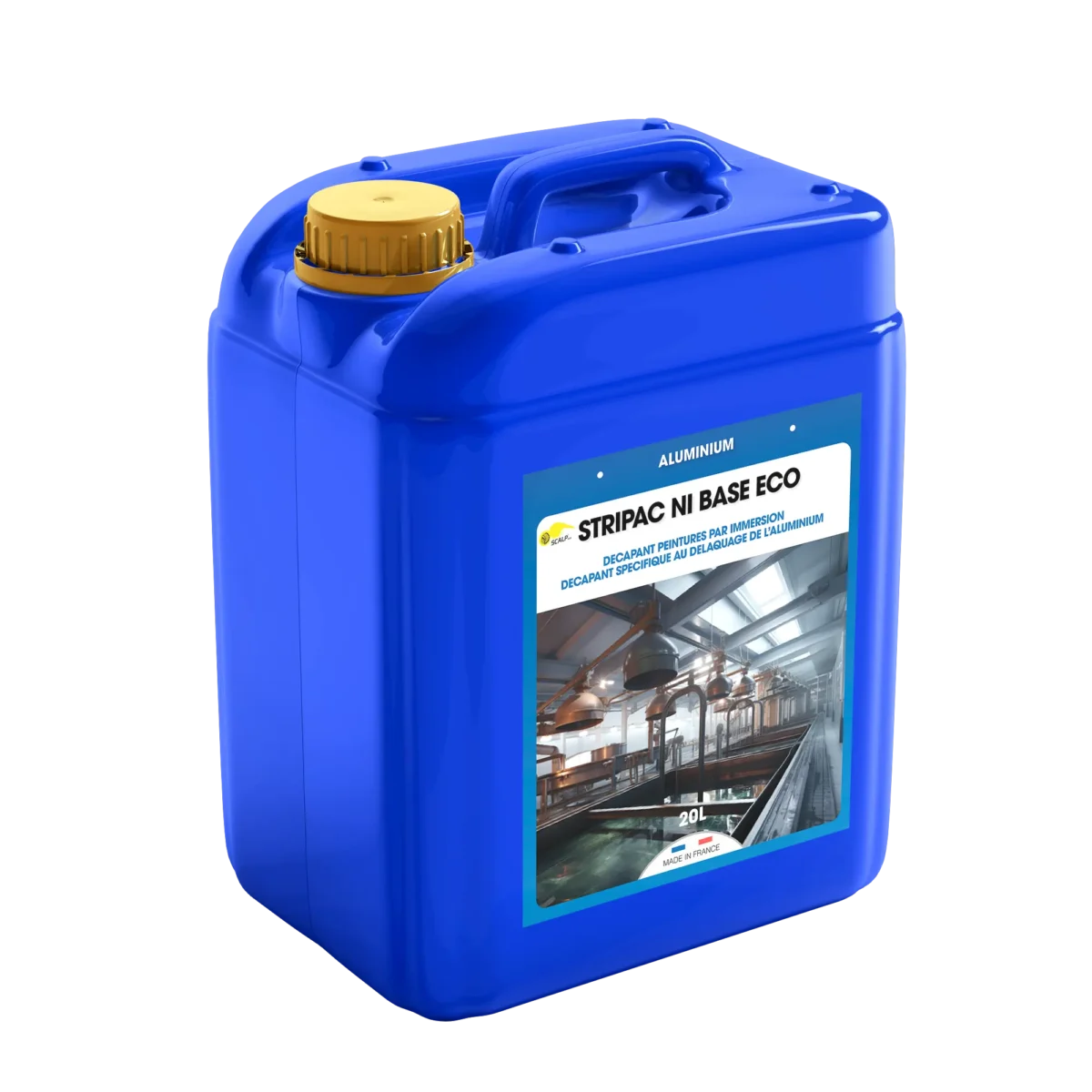 Immersion stripper for aluminum