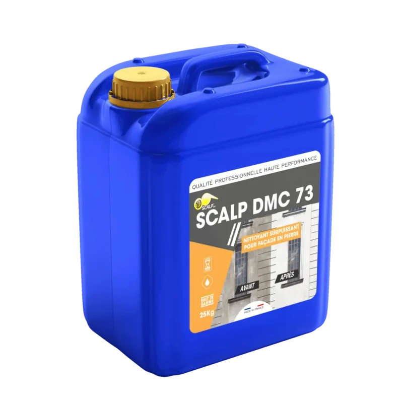 Lime and mineral facade cleaner