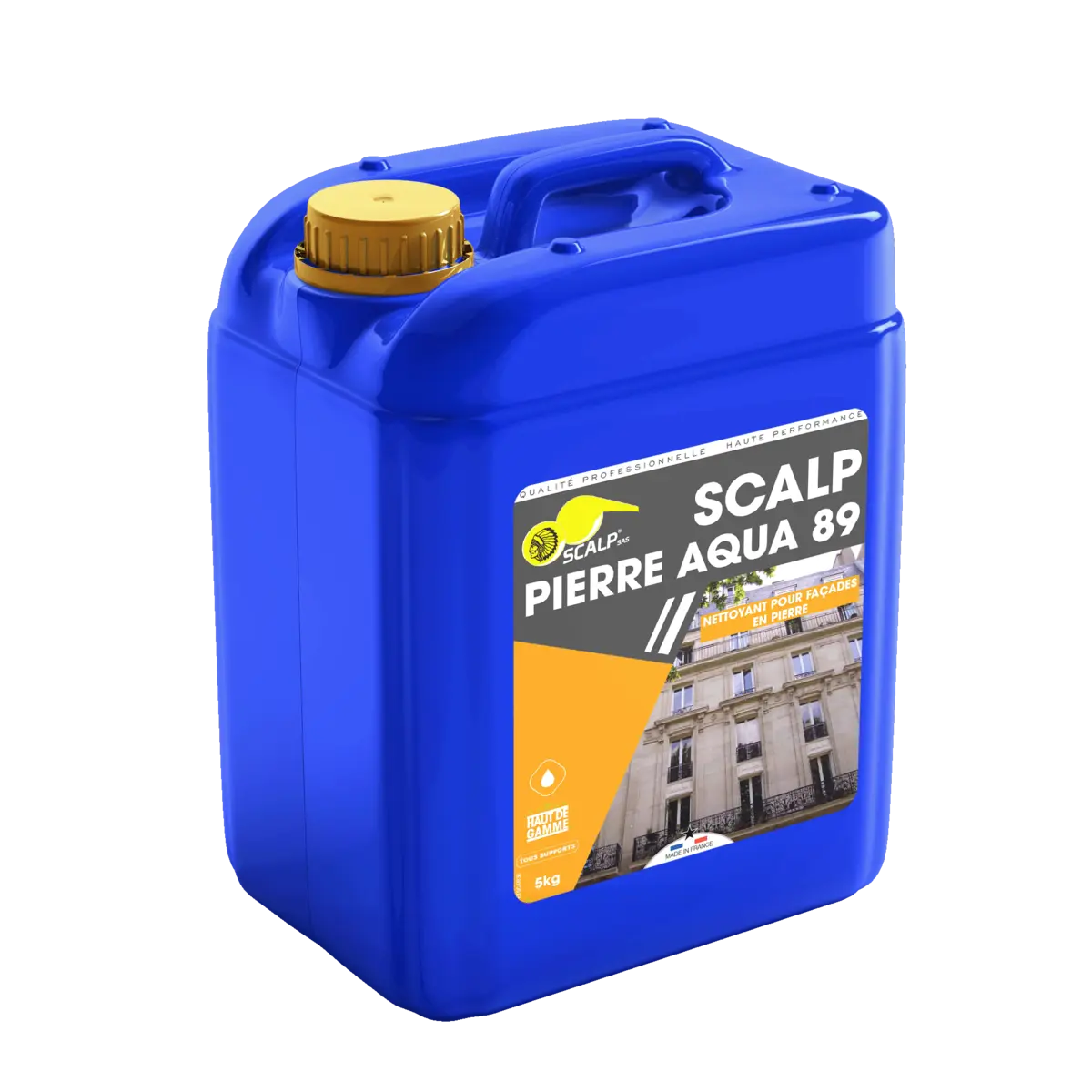 Stone facade cleaner