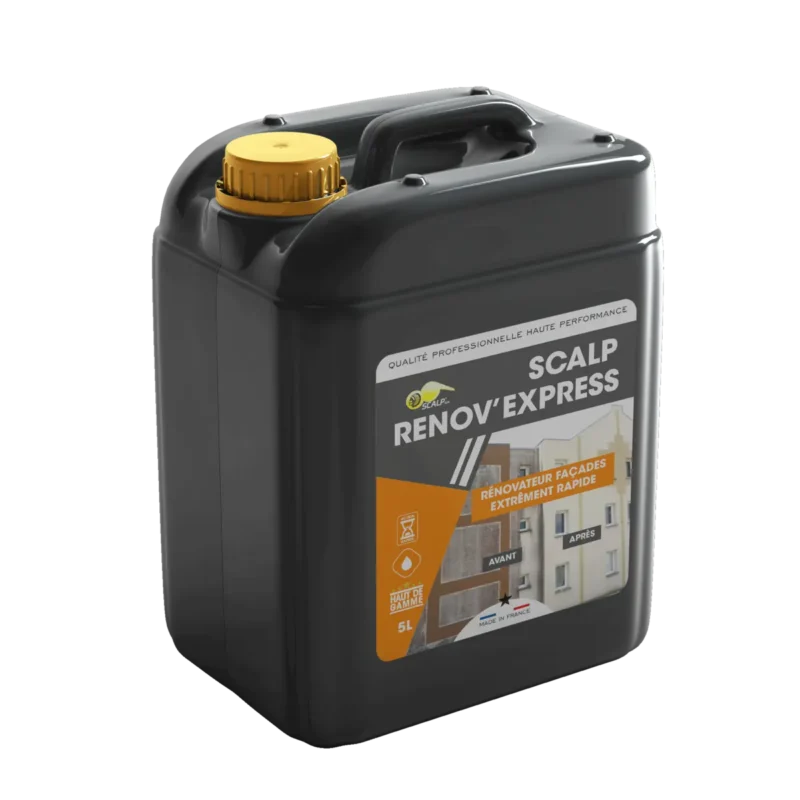 No-rinse facade cleaner