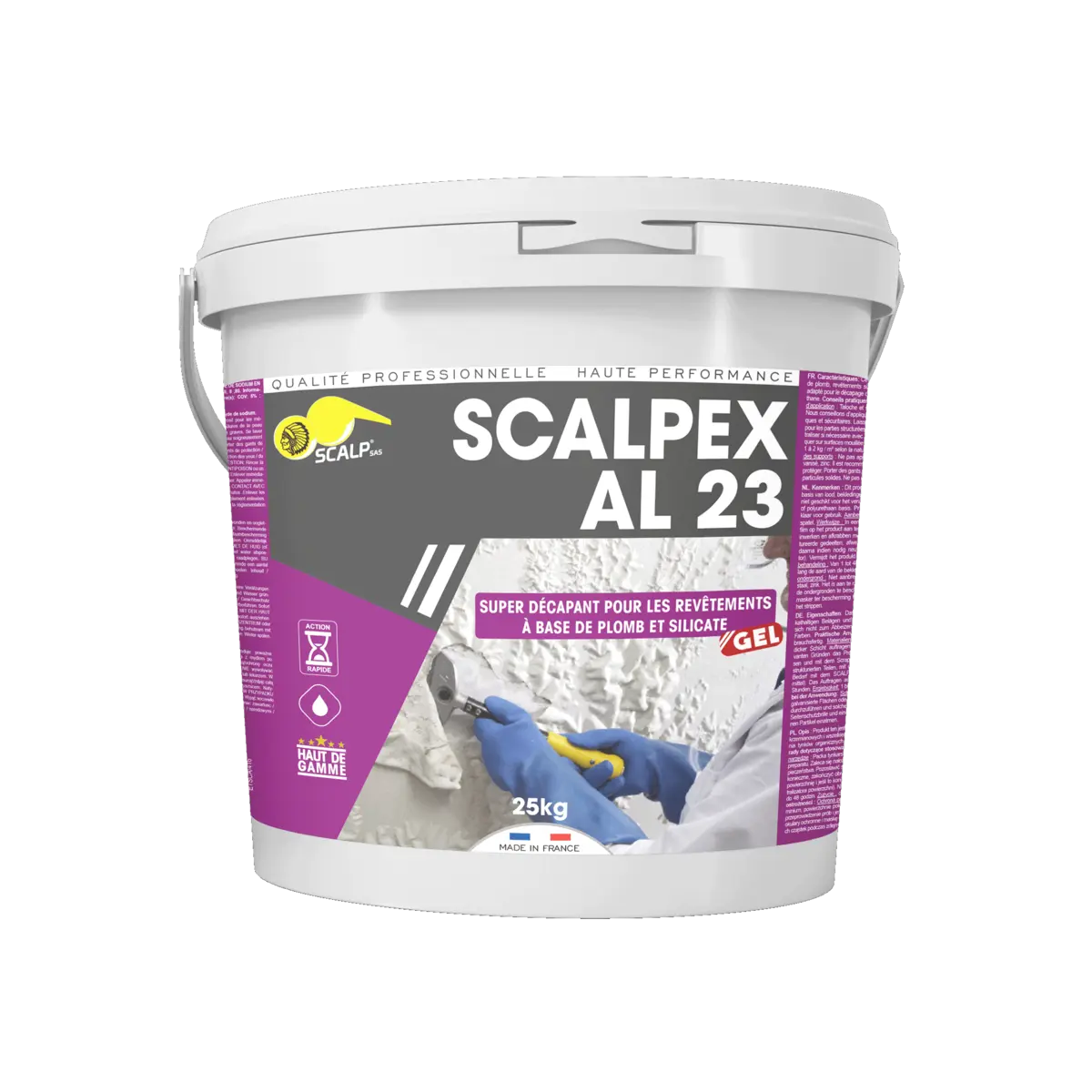 Lead and asbestos paint stripper