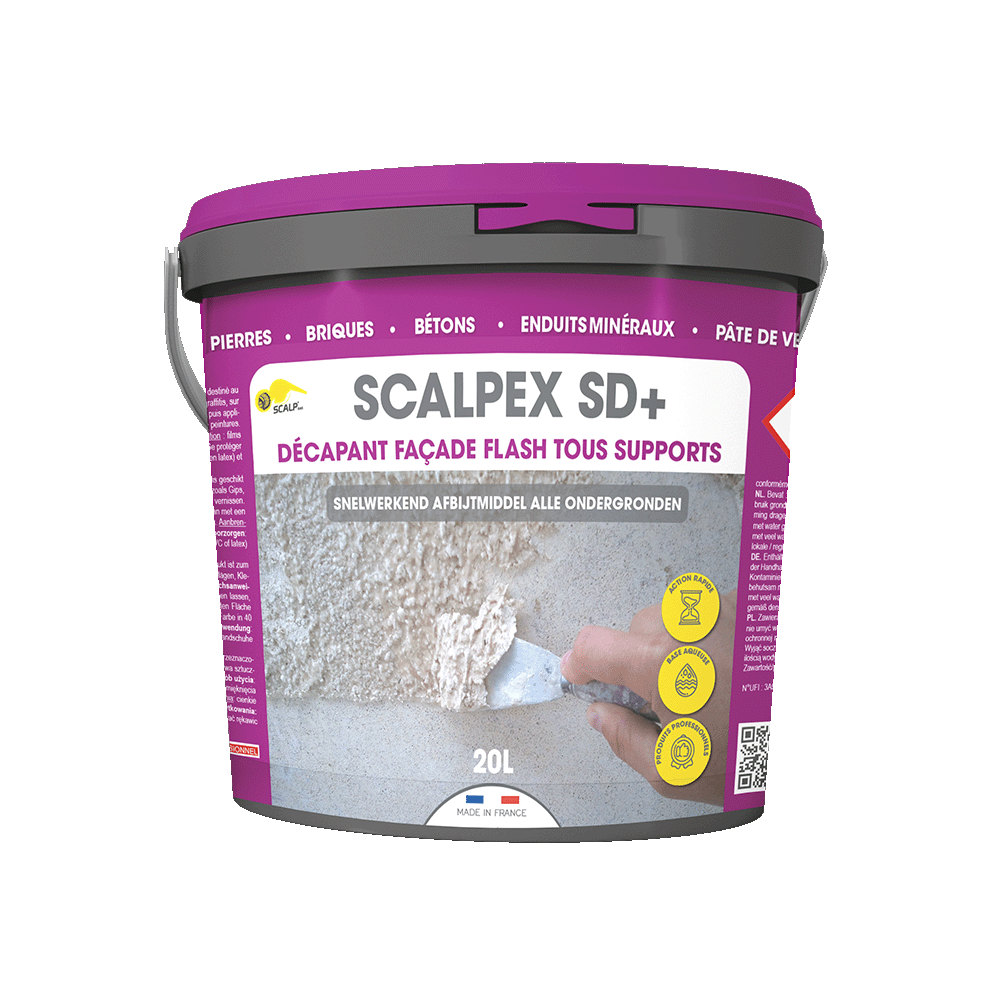 scalpex sd+ Gelled facade stripper with flash effect