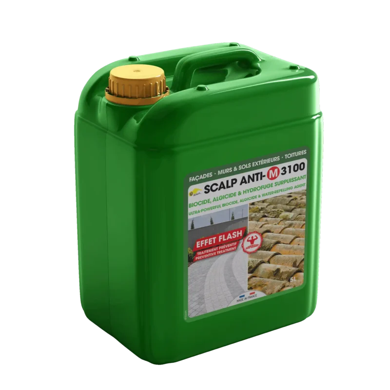 Anti-green deposits and water repellent