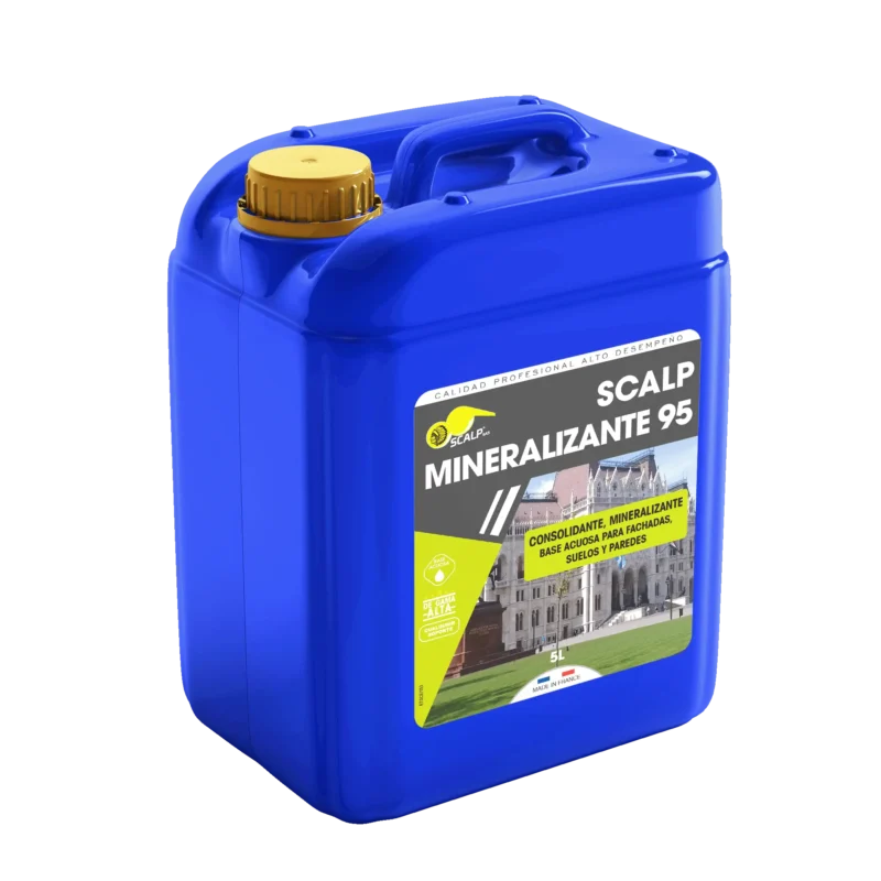 Mineralizing stone facade