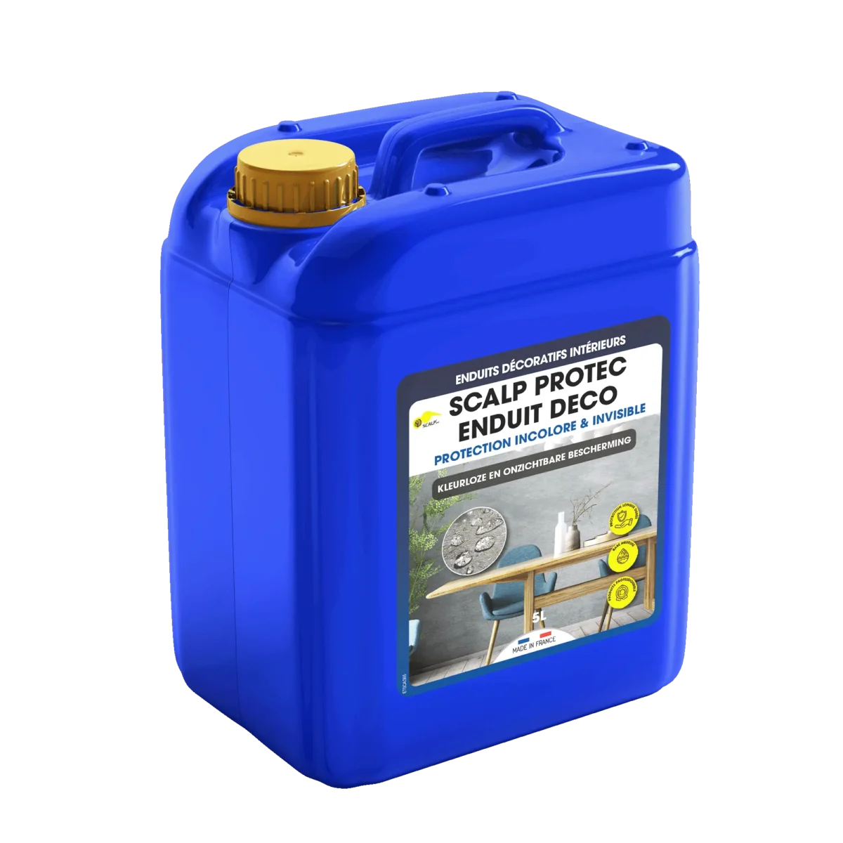 Colorless water repellent for interior coatings