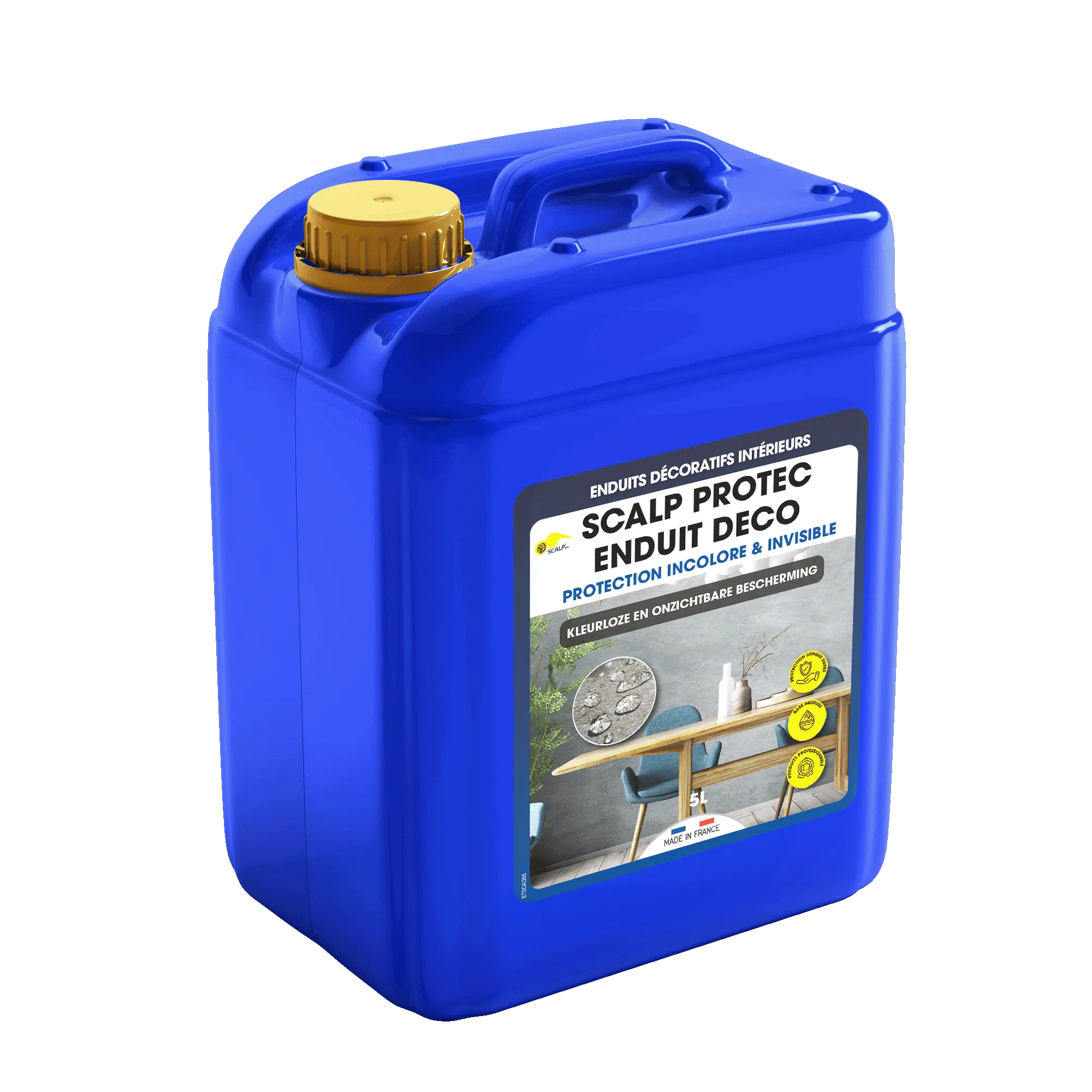 protec enduit deco Colorless water repellent for interior coatings