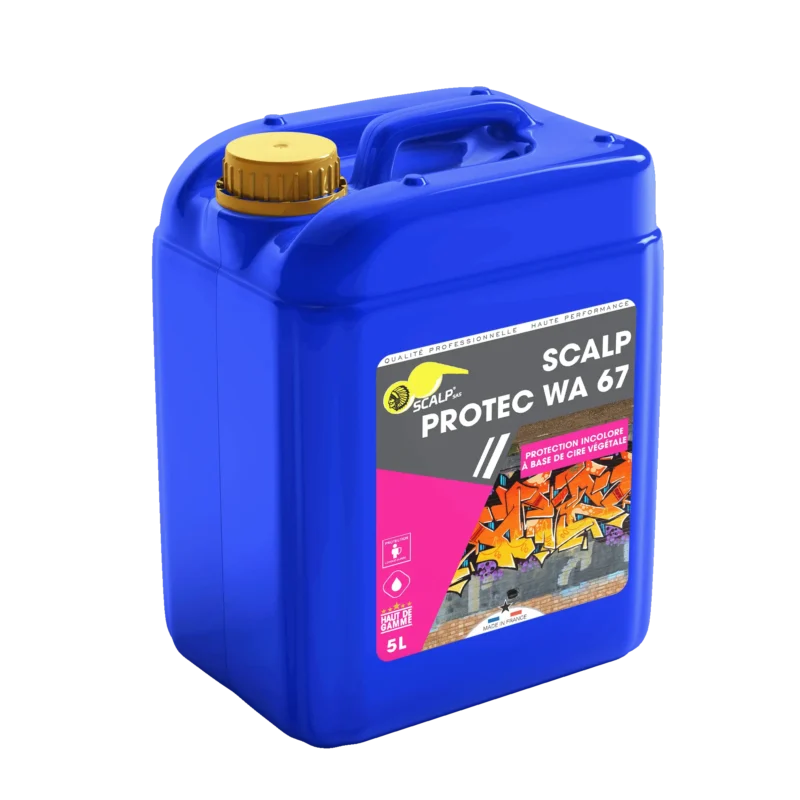 Colorless anti-graffiti protection