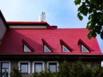 Water repellent colored roof