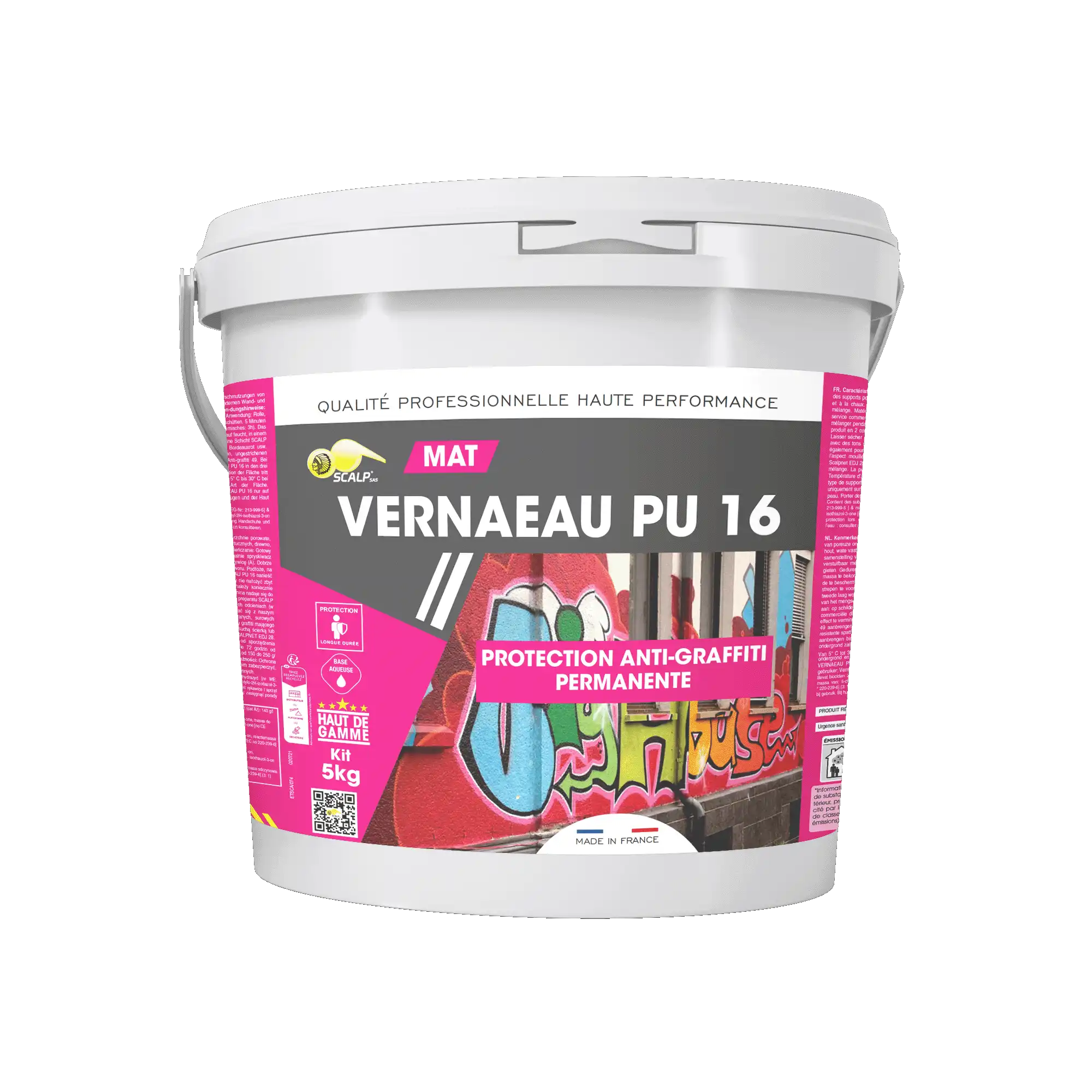 vernaeau pu 16 Permanent anti-graffiti protection