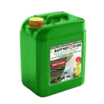 Concentrated biocide with detergent effect